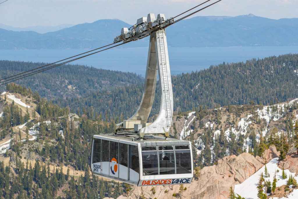 Palisades Tram in Early Summer - Courtesy of Palisades Tahoe